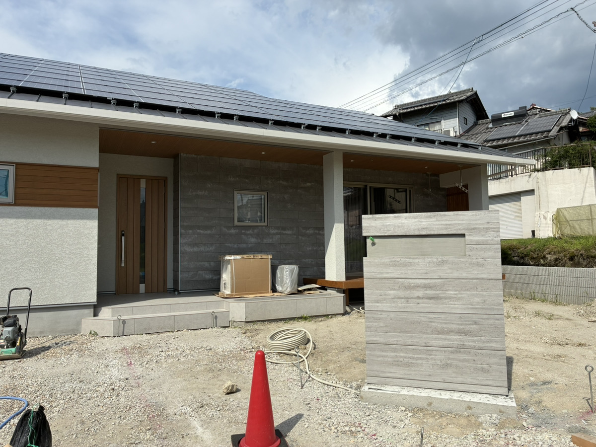 永田分譲地モデルハウス　完成間近です！ 画像