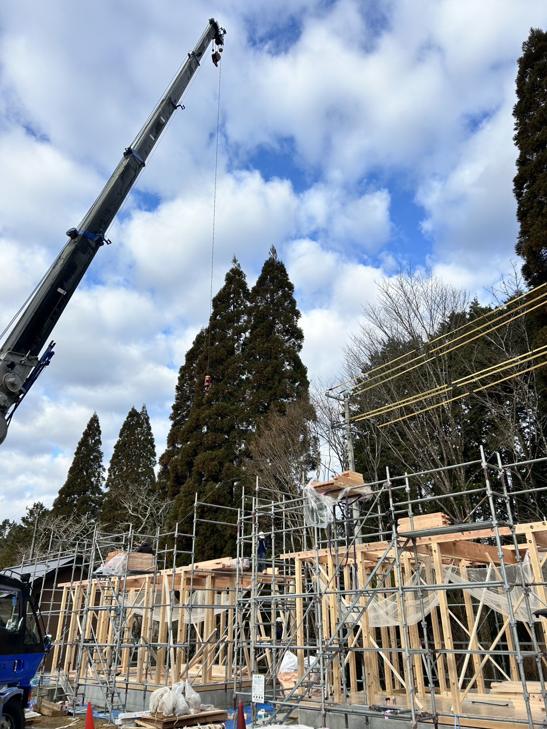 今年最後の上棟を無事に終えました 画像