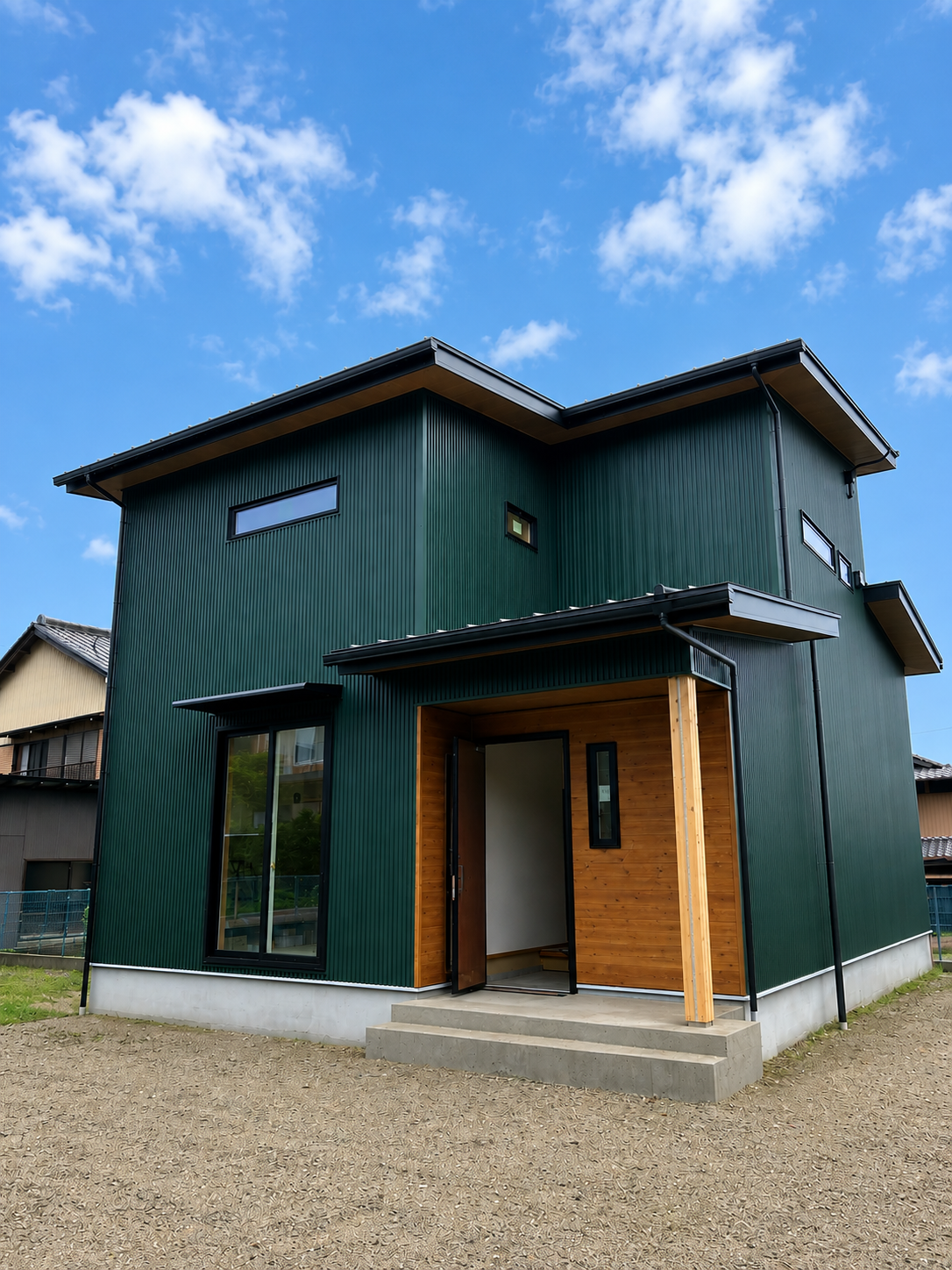 岩村町　N様邸　足場外れました！ 画像