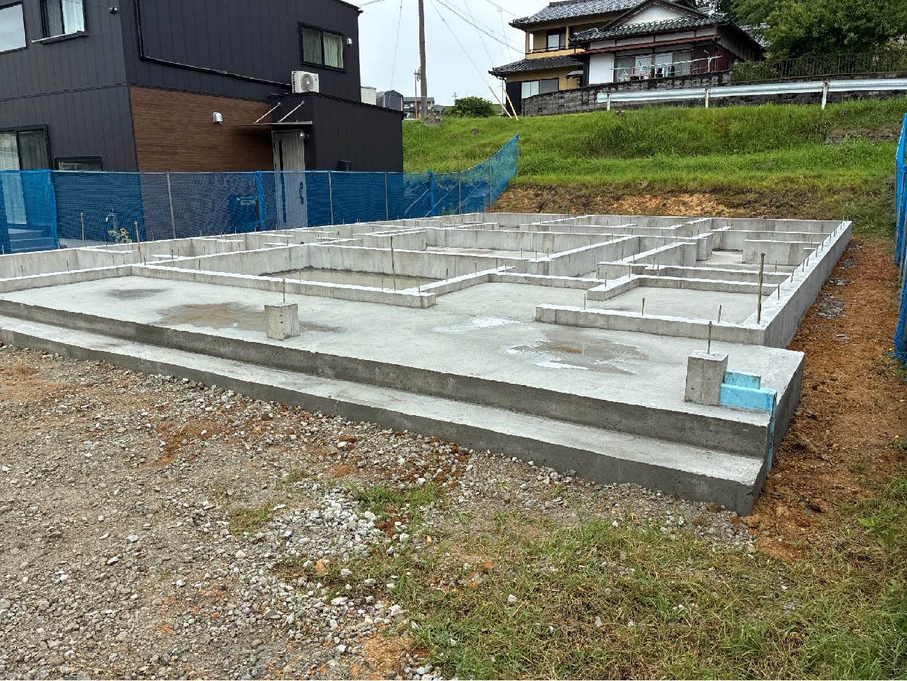 新築住宅の基礎工事が完了しました! 画像