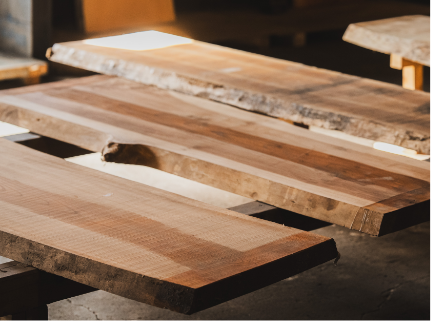 実際に使われる無垢材