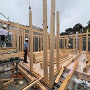 新築住宅の建て方を行いました アイキャッチ画像
