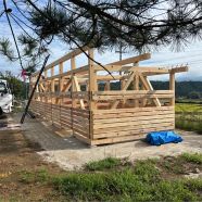 馬小屋の建設中 アイキャッチ画像