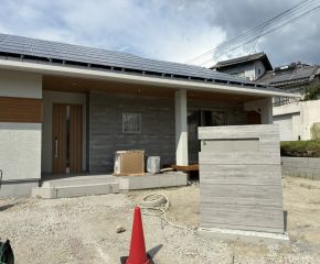 永田分譲地モデルハウス　完成間近です！ アイキャッチ画像
