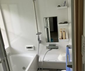 湿式浴室からユニットバスへ。浴室改修工事が完了いたしました アイキャッチ画像