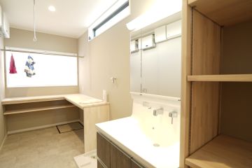 洗濯物を洗って、干して、畳める家事楽ランドリールーム