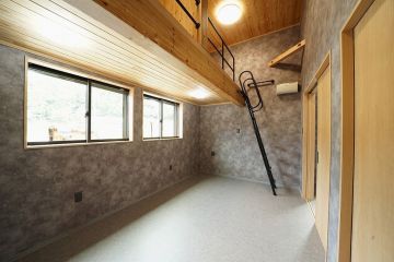 空間を有効活用したロフト付の子供部屋