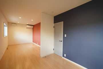 将来間仕切り出来る設計の子供部屋