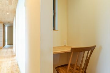 廊下の一角に設けられたおこもりスペース