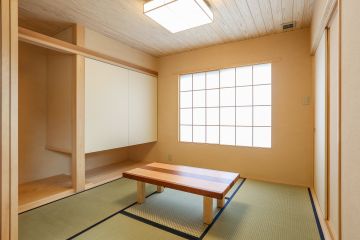 中央の市松模様畳がさりげなくお洒落