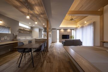 ダイニングペンダントライト：ステンドグラスペンダント クリアシェード