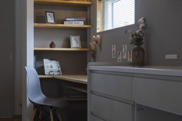 スタディスペース：石膏ボードにマグネット機能がある 【タイガーFeボード】を採用