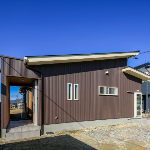明るい空間広がる家