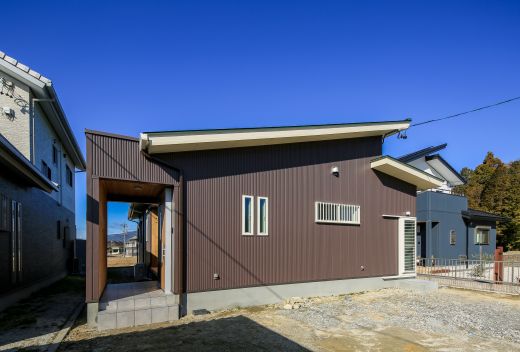明るい空間広がる家