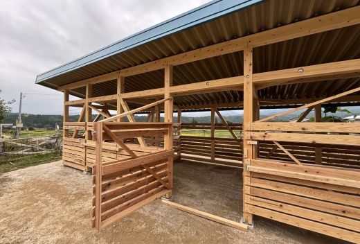 岩村町の馬小屋